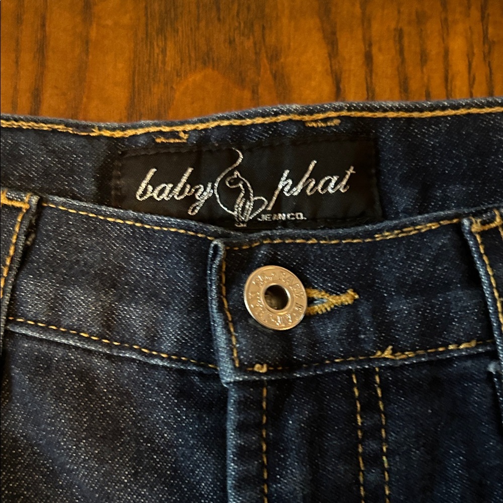 Baby Phat Dark Blue Women's Jeans - Picture 5 of 8